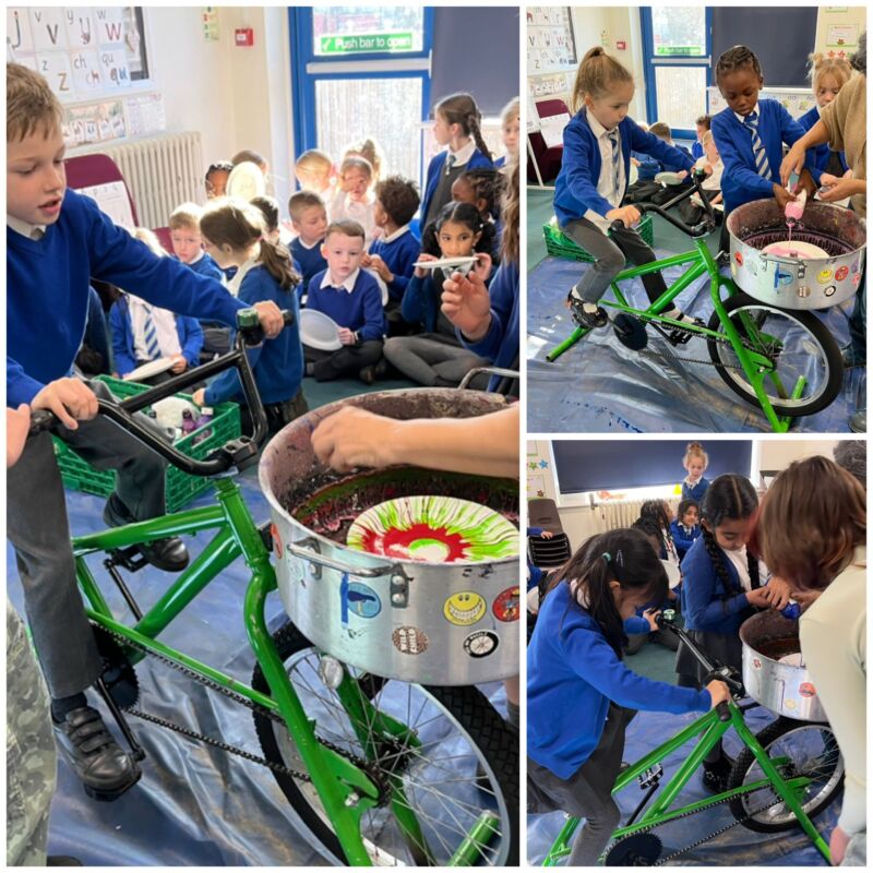 Image for the Tweet beginning: Year 2 enjoyed some Spin